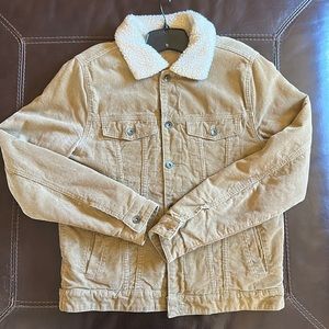 Corduroy Sherpa Jacket from Cotton On
